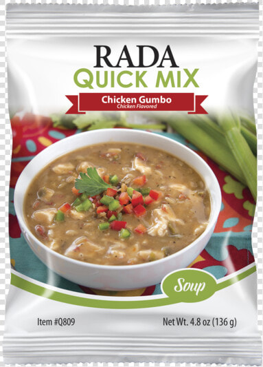 A Bag Of Rada Cutlery S Chicken Gumbo Soup Quick Mix   Rada Quick Mixes Spinach Artichoke  HD Png DownloadTransparent PNG