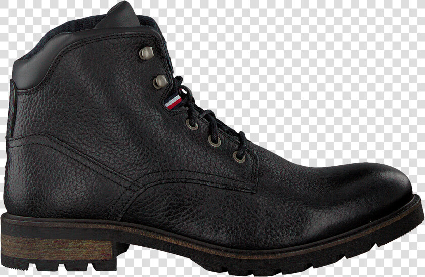 Black Tommy Hilfiger Lace up Boots Winter Textured   Tommy Hilfiger  HD Png DownloadTransparent PNG