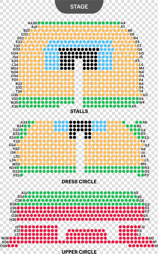 Adelphi Theatre Seating Plan   Stalls H3 Theatre Royal Haymarket  HD Png DownloadTransparent PNG