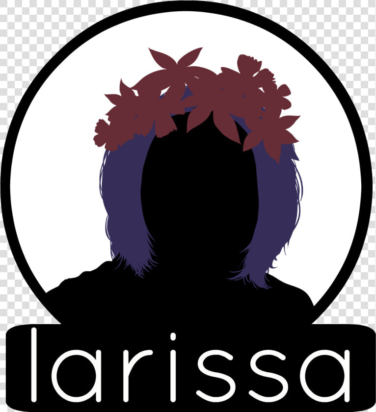 Larissa Circle Bg Label   Poster  HD Png DownloadTransparent PNG