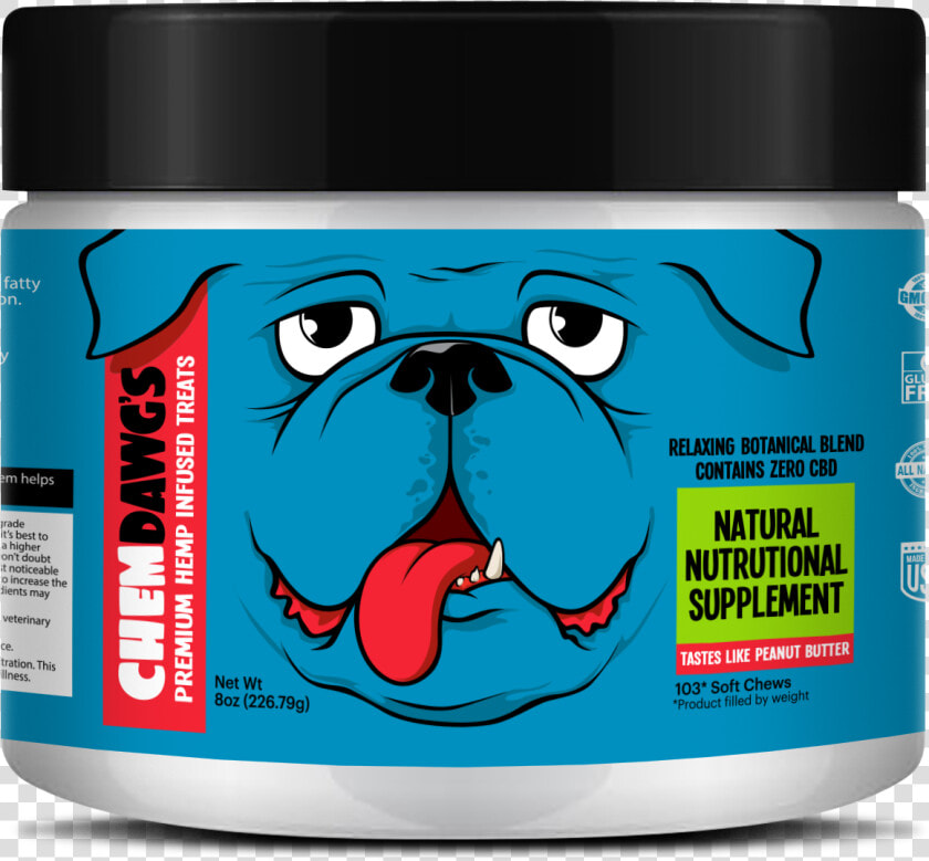 Relaxing Botanical Blend Dog Treats With Cbd From Chemdawg   Cannabidiol  HD Png DownloadTransparent PNG