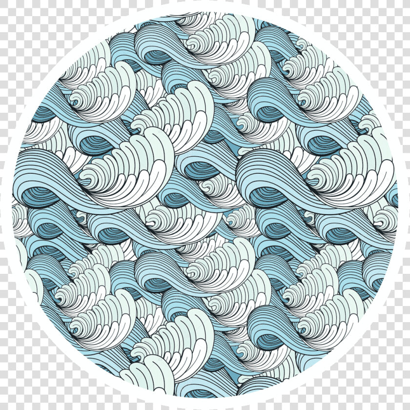 Wave   Zen Doodle Waves  HD Png DownloadTransparent PNG