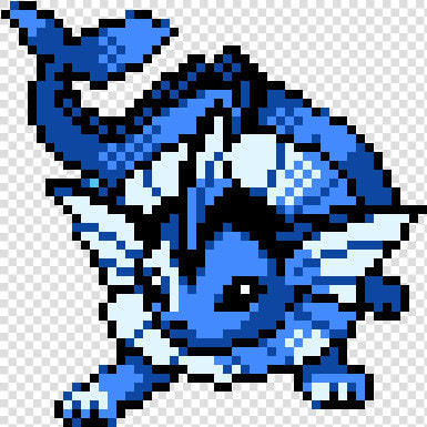 Pokemon Gold Vaporeon Sprite  HD Png DownloadTransparent PNG