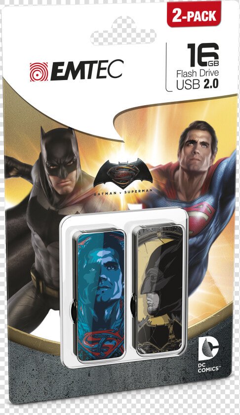 M700 Bvs Superman 2 Pack Cardboard   Batman Vs Superman 16gb  HD Png DownloadTransparent PNG