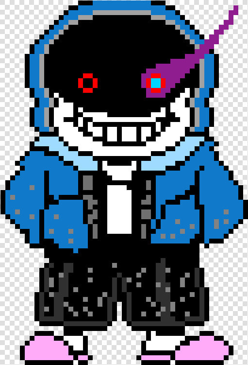 Murder dust Sans Sprite   Sans Undertale  HD Png DownloadTransparent PNG