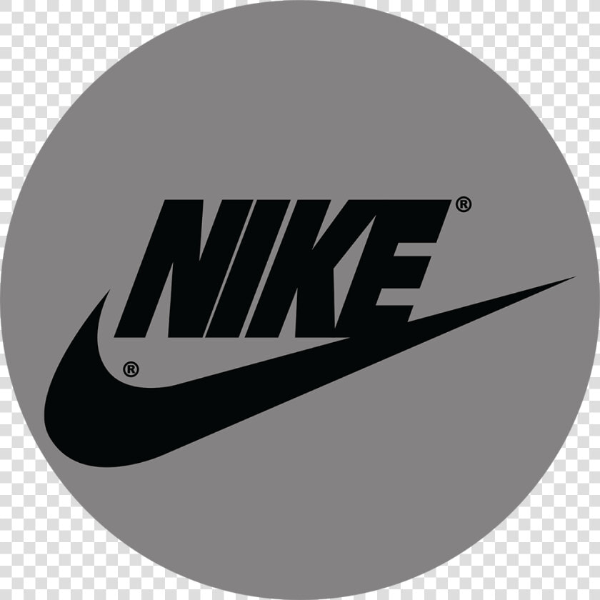 Nike Swoosh Logo Png Vector Black And White   Nike In A Circle  Transparent PngTransparent PNG