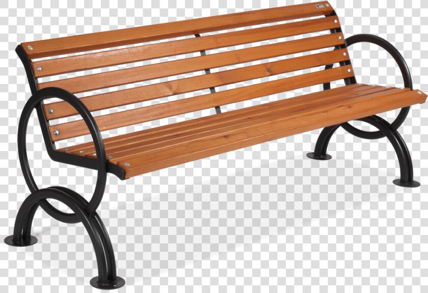 Bench For Urban Design In Steel With Wooden Planks    Wood Bench Png  Transparent PngTransparent PNG