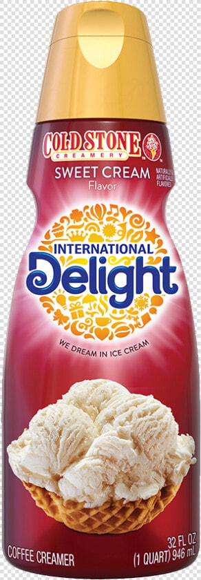 Cold Stone Creamery Sweet Cream Creamer   Cold Stone Coffee Creamer  HD Png DownloadTransparent PNG