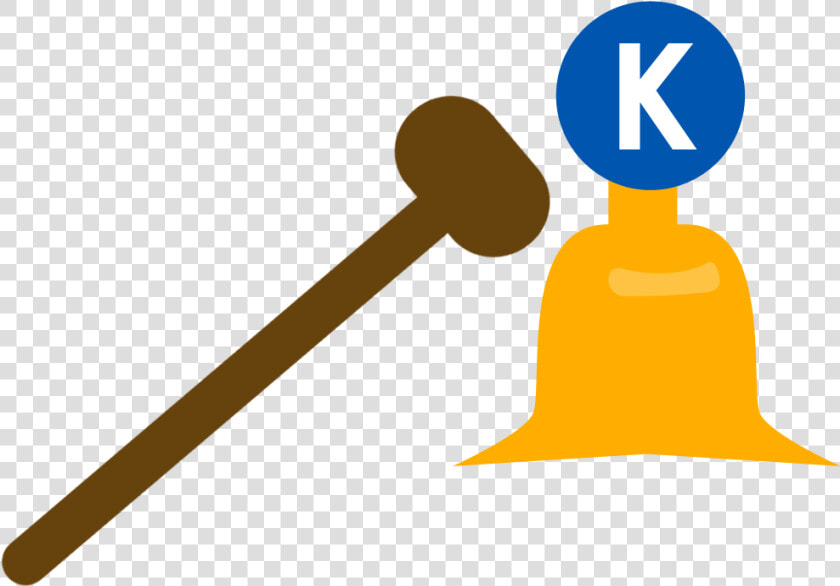 Election Clipart Key Club   Key Club Bell And Gavel  HD Png DownloadTransparent PNG