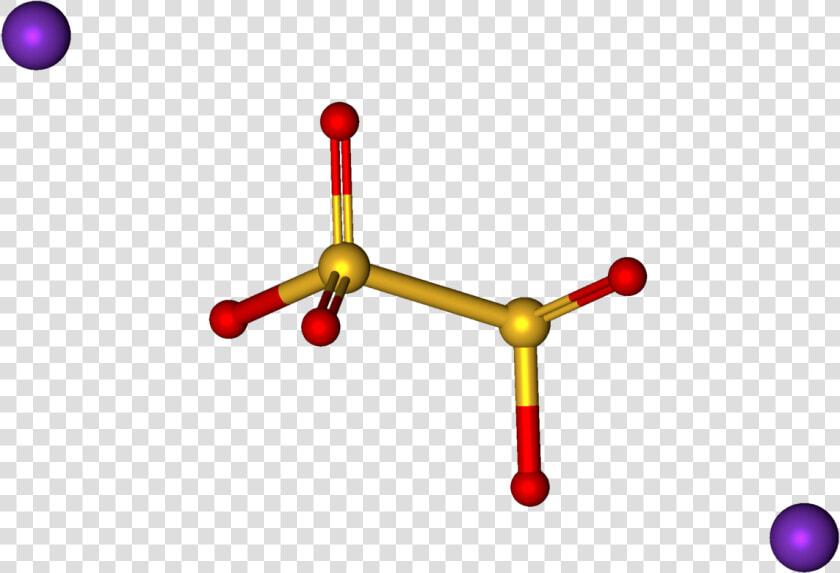 Potassium Metabisulphite Molecular Structure  HD Png DownloadTransparent PNG