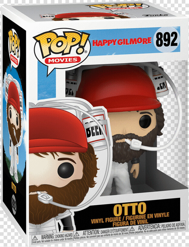 Otto Pop Vinyl Figure   Happy Gilmore Pop Vinyl  HD Png DownloadTransparent PNG