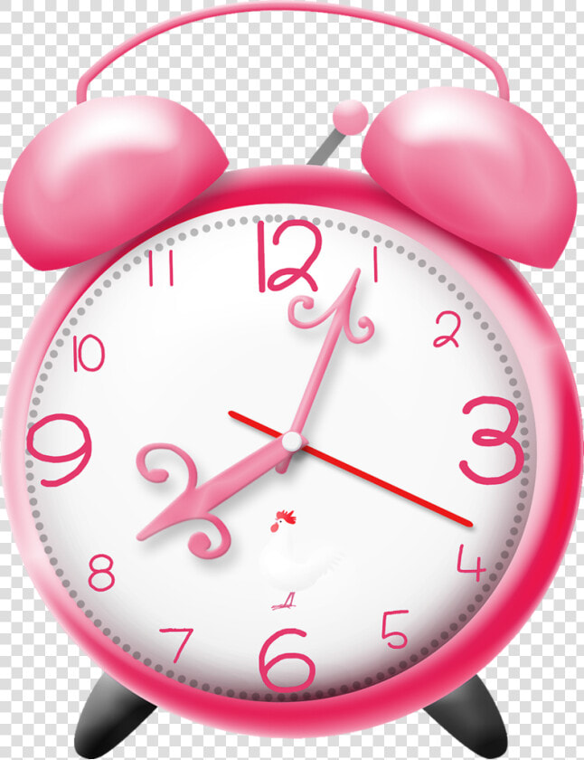 Pink Clock Png   Pretty Clock Clip Art  Transparent PngTransparent PNG