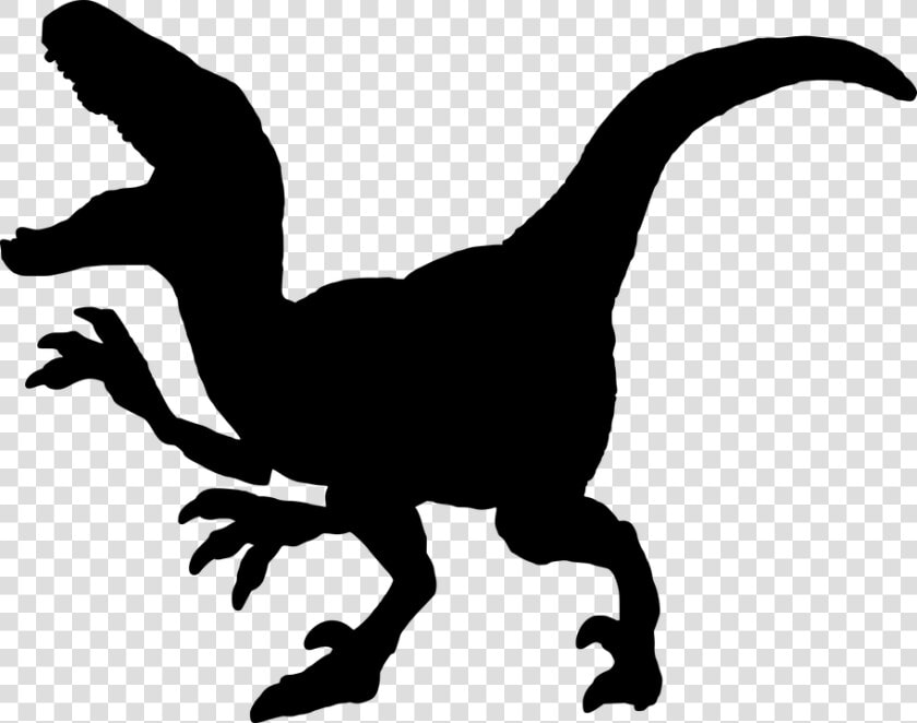 Velociraptor Silhouette  HD Png DownloadTransparent PNG