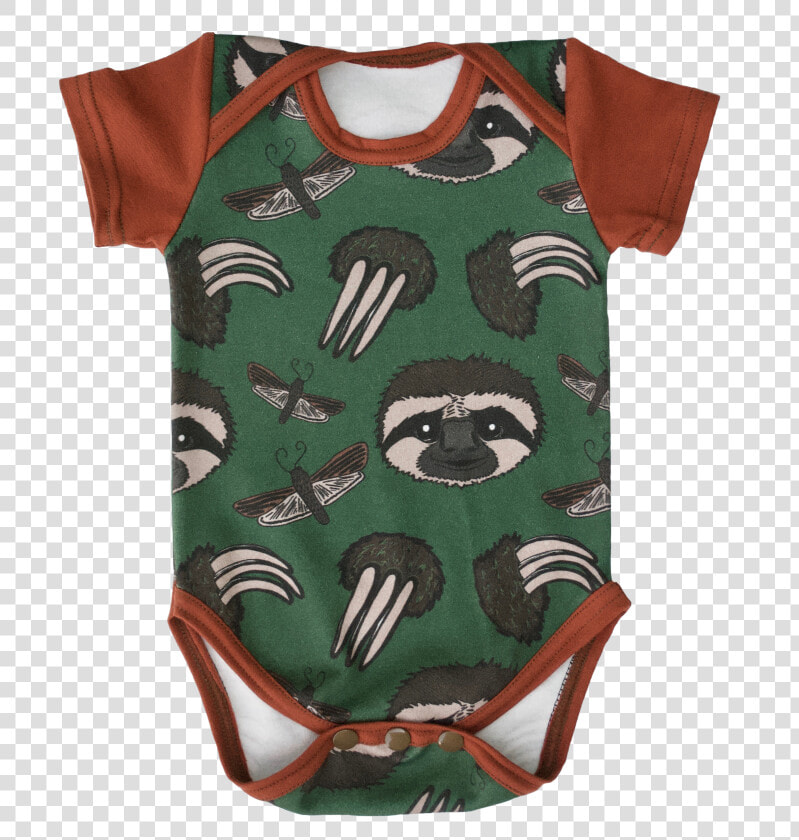 Sloth Green Baby Toddler Onesie Unisex Gender Neutral   Beetle  HD Png DownloadTransparent PNG