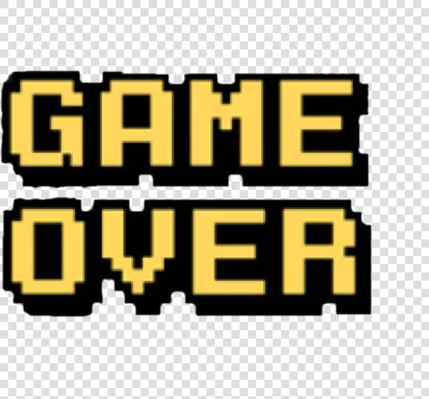 Game Over Png   Game Over Png Yellow  Transparent PngTransparent PNG