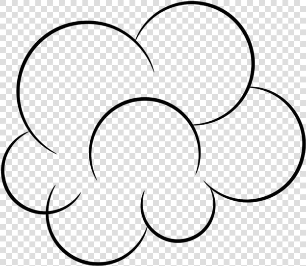 Cloud Black And White Cloud Clipart Free Download Clip   Line Art  HD Png DownloadTransparent PNG