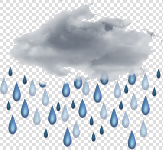 Rain Ftestickers Clipart Cloud Raindrops Transparent   Transparent Background Rain Clipart  HD Png DownloadTransparent PNG