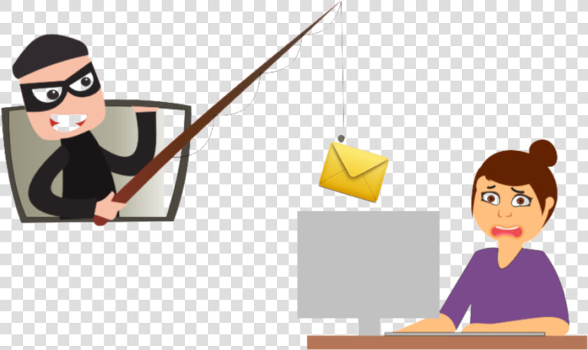 Email Phishing   Scam Email Cartoon Transparent  HD Png DownloadTransparent PNG