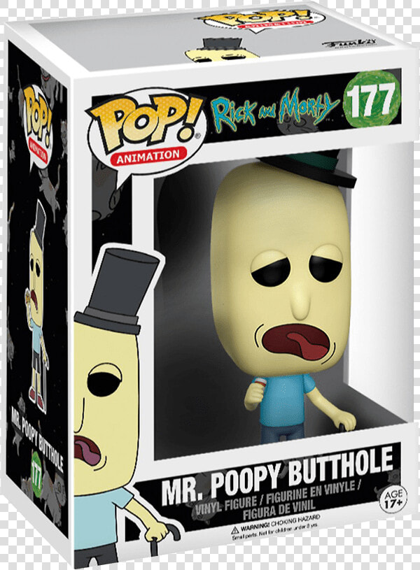 Funko Pop Animation   Mr Poopybutthole Funko Pop  HD Png DownloadTransparent PNG