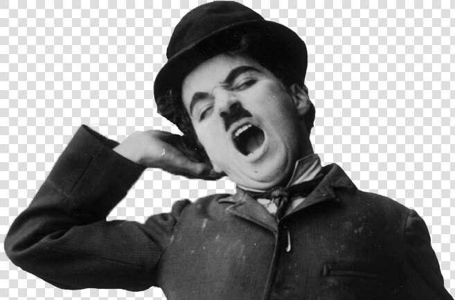 Charlie Chaplin Png Free Download   Charlie Chaplin Yawning Photograph  Transparent PngTransparent PNG