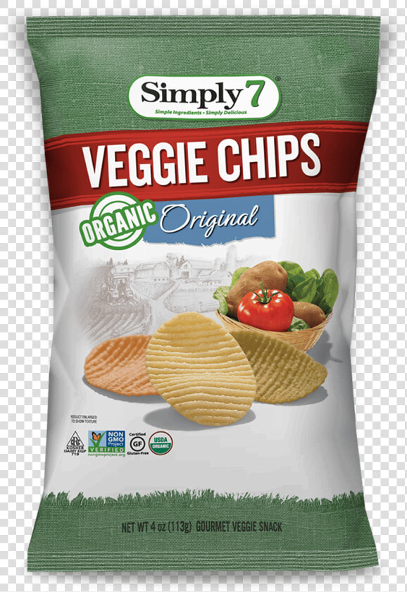 Simply 7 Veggie Chips Ranch   Simply 7 Veggie Chips  HD Png DownloadTransparent PNG