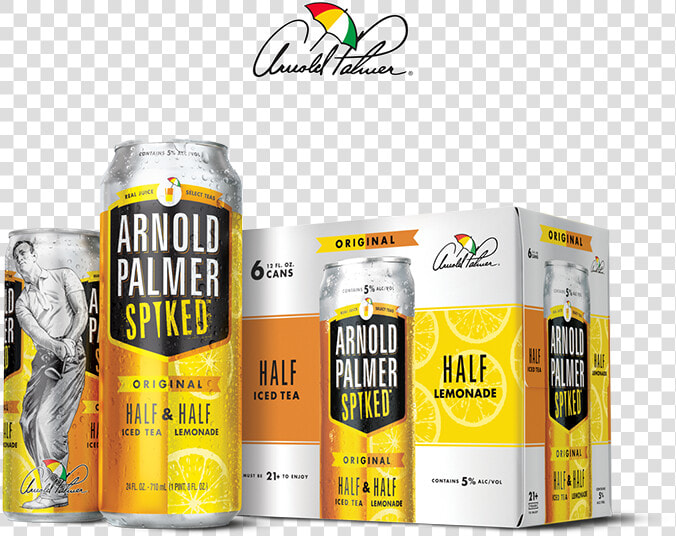 Arnold Palmer Spiked Cans   Arnold Palmer Alcoholic Drink  HD Png DownloadTransparent PNG