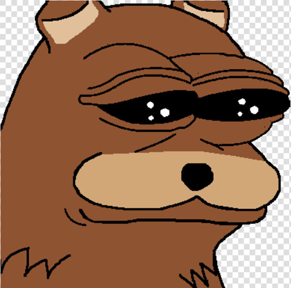 Face Dog Like Mammal Hair Nose Facial Expression Mammal   Sad Pedobear  HD Png DownloadTransparent PNG