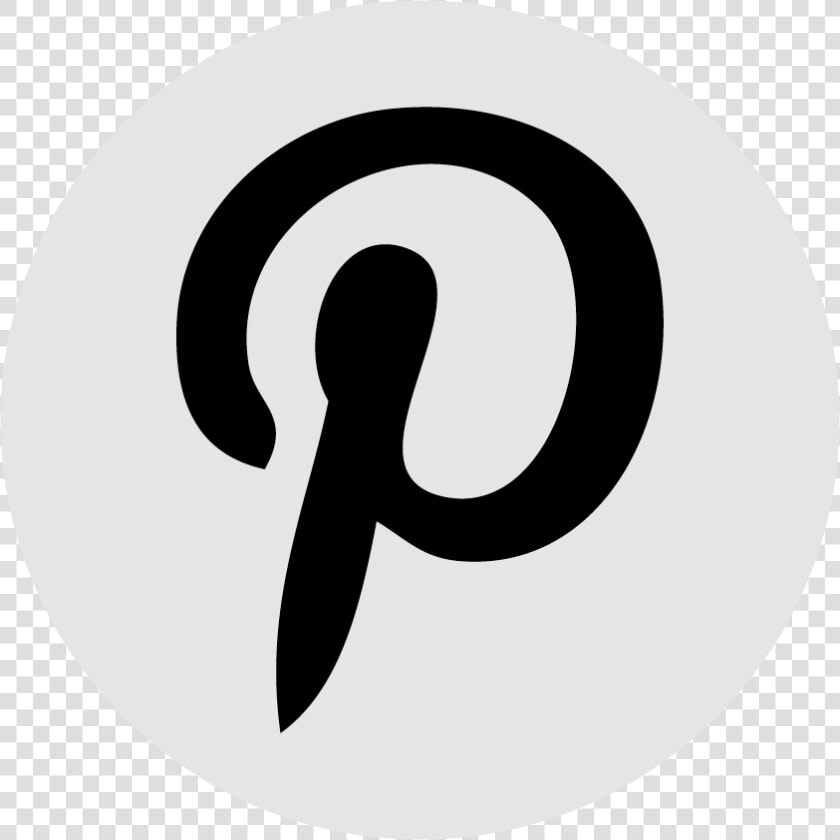 Pinterest Logo Png White Download   Icono Redes Sociales Png Blanco Y Negro  Transparent PngTransparent PNG