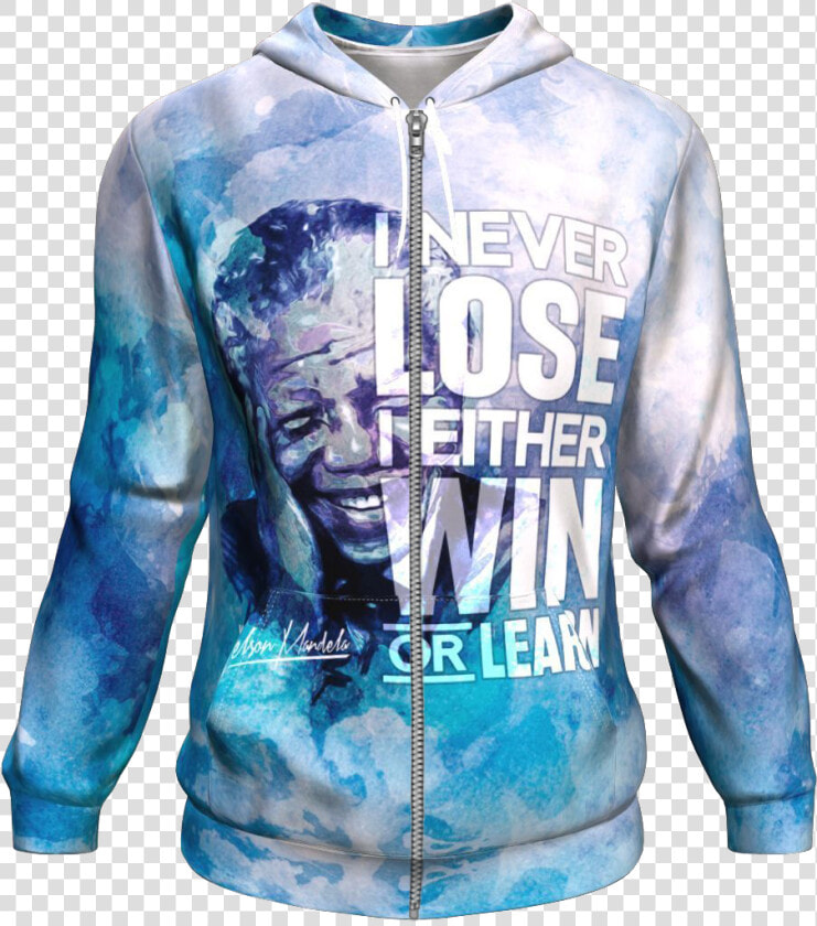 Nelson Mandela All over Hoodie Class   Purple Black Girl Drawing  HD Png DownloadTransparent PNG