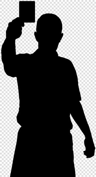 Silhouette  Referee  Whistle  Black  Sports  Soccer   Soccer Referee Silhouette  HD Png DownloadTransparent PNG