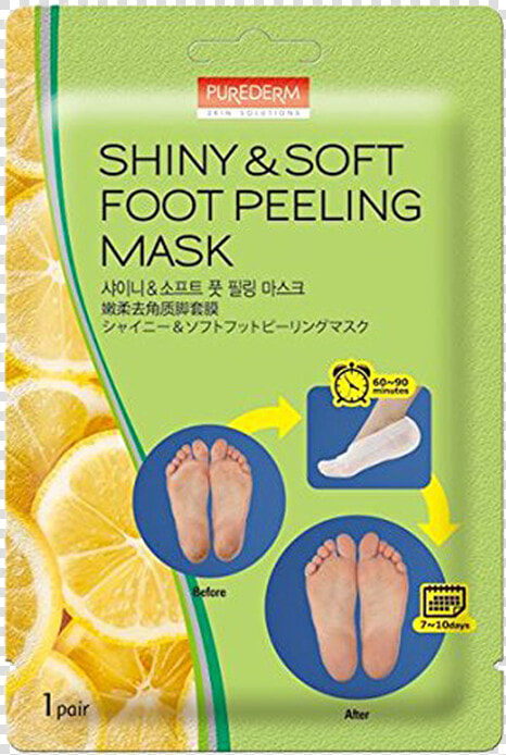 Purederm Foot Peeling Mask  HD Png DownloadTransparent PNG