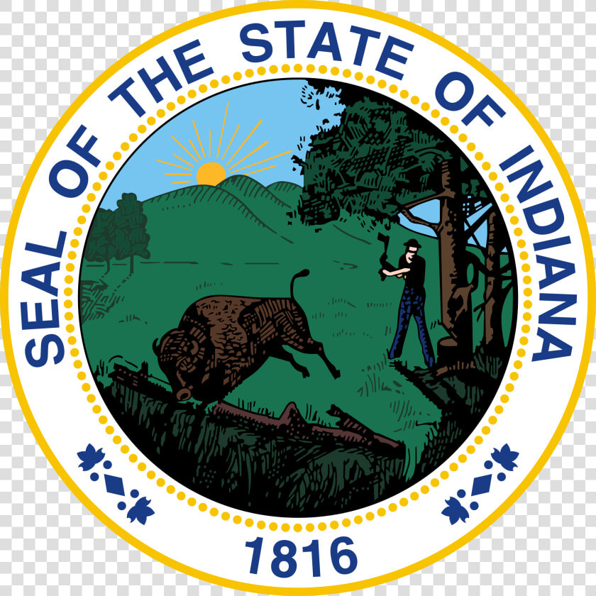 Indiana State Seal   Png Download   Seal Of Indiana  Transparent PngTransparent PNG