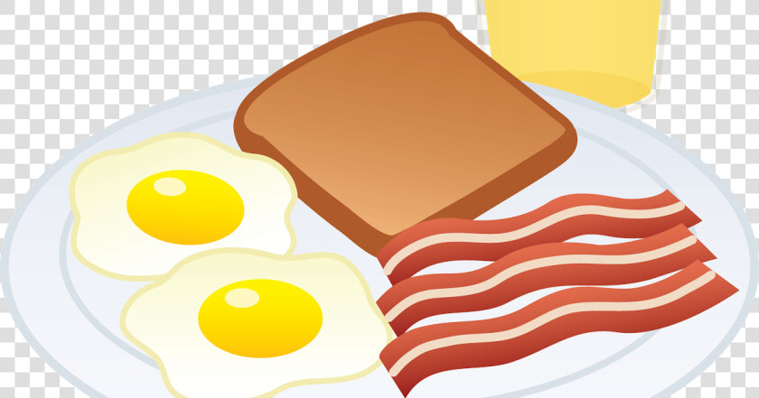 Eat Clipart Breakfast   Bacon And Eggs Drawing  HD Png DownloadTransparent PNG