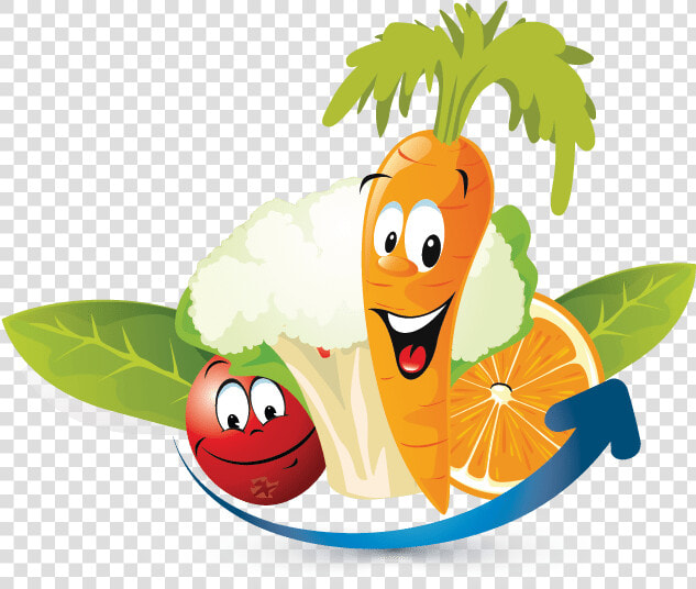 Transparent Vegetables Clipart Png   Fruits And Vegetables Cartoon Png  Png DownloadTransparent PNG