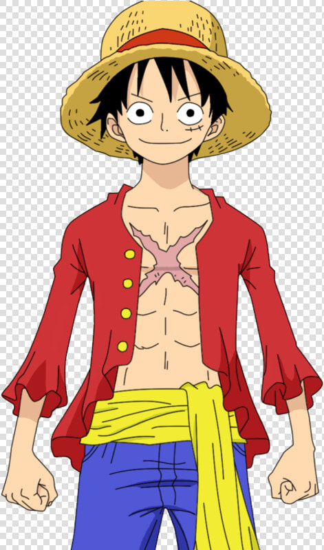 Transparent One Piece Luffy Png   Monkey D Luffy Cool Fanart  Png DownloadTransparent PNG