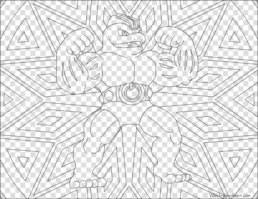 Pokemon Coloring Pages Adult Graveler  HD Png DownloadTransparent PNG