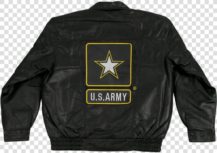 Army Leather Bomber Jacket With Army Star Logo   Vietnam Veteran Jacket  HD Png DownloadTransparent PNG