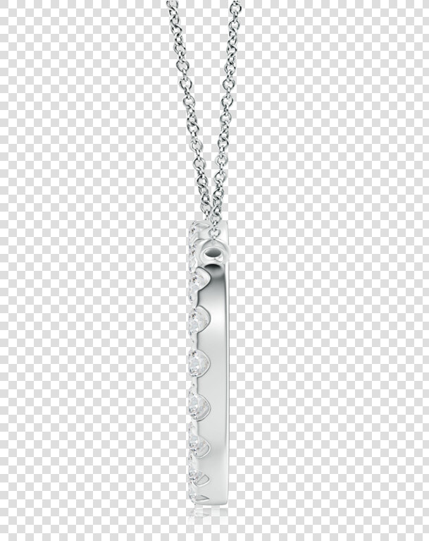 Lab Grown Diamond Open Circle Necklace   Pendant  HD Png DownloadTransparent PNG