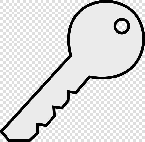 House Key Clipart Free Stock Techflourish Collections   Key Clip Art Black N White  HD Png DownloadTransparent PNG