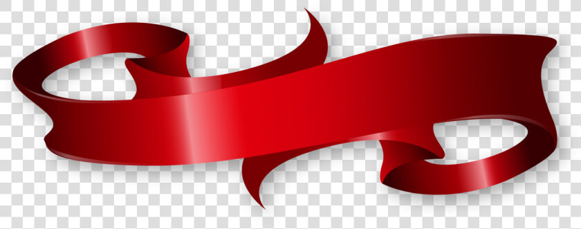 Red Ribbon Banner   Transparent Background Ribbon Banner  HD Png DownloadTransparent PNG