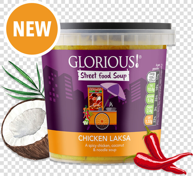 Transparent Chicken Soup Png   Glorious Street Food Soup Chicken Laksa  Png DownloadTransparent PNG