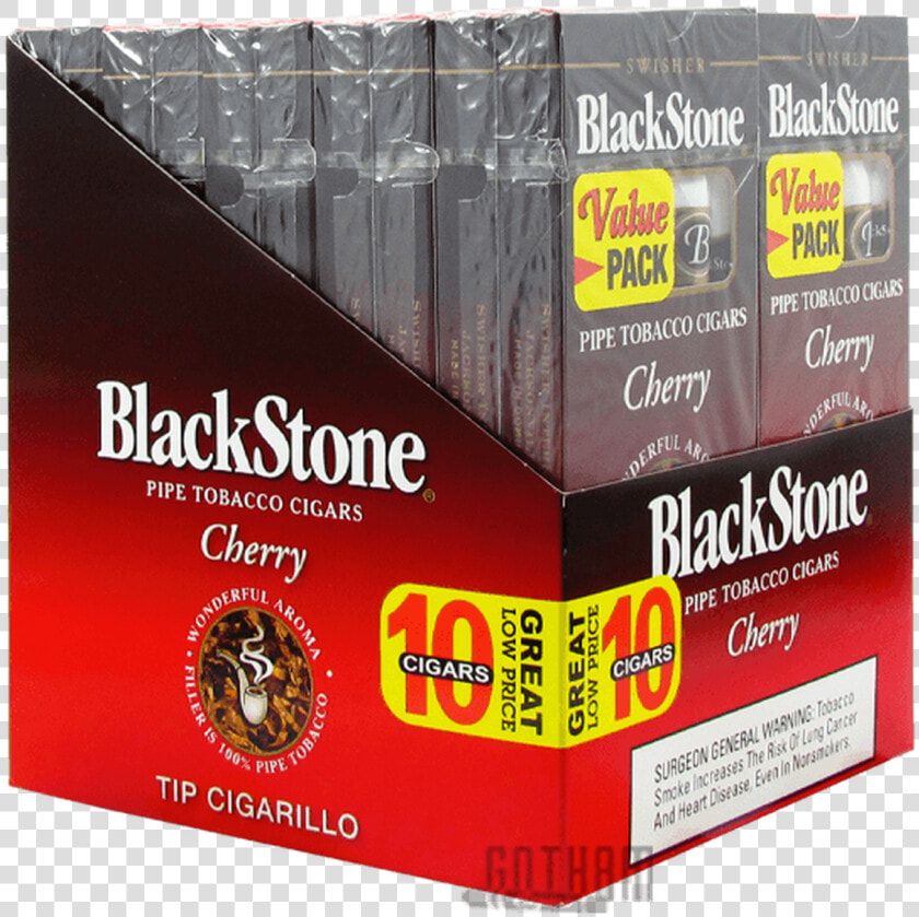 Blackstone Tip Cigarillo Cherry Box   Box  HD Png DownloadTransparent PNG