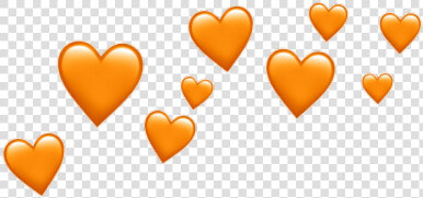  orange  naranja  heartcrown  hearts  heart  corazon   Heart  HD Png DownloadTransparent PNG