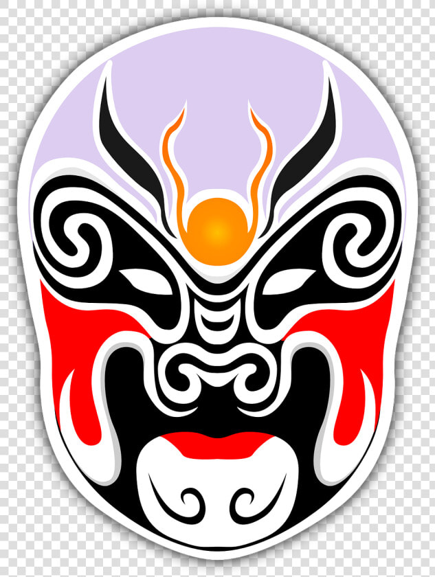 Chinese Theater Masks   Chinese Opera Mask Transparent Background  HD Png DownloadTransparent PNG