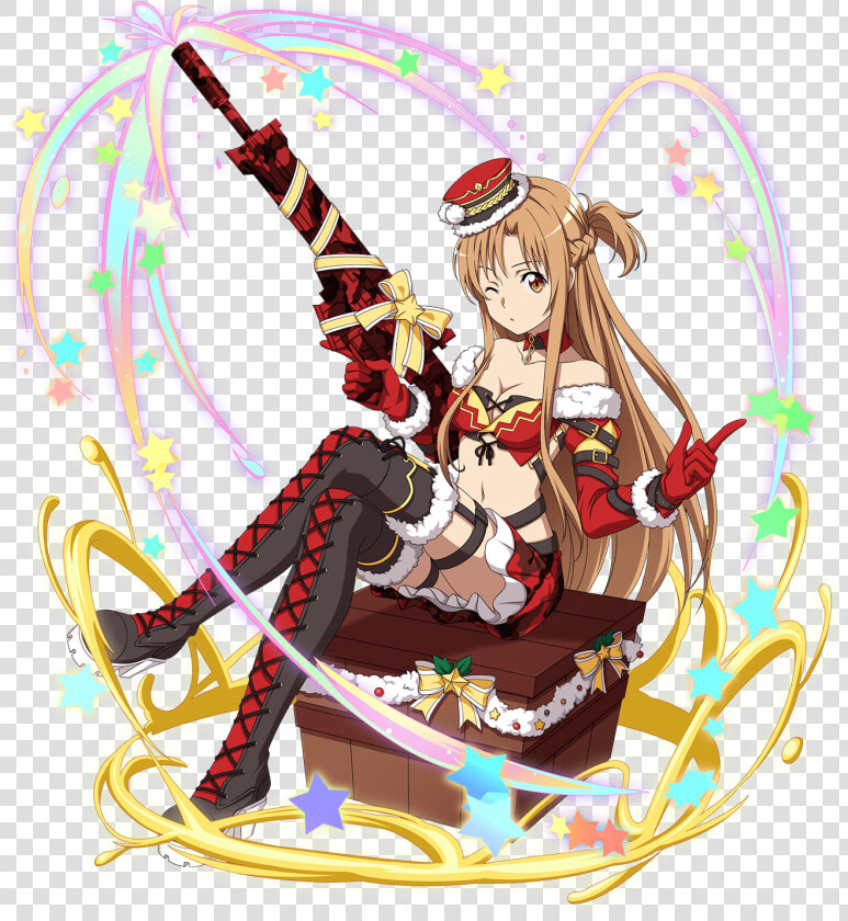 Asuna Transparent Sao Md   Sao Md Christmas Asuna  HD Png DownloadTransparent PNG