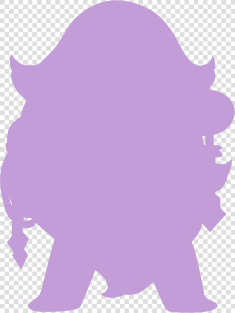 Amethyst  Purple  And Silhouette Image   Steven Universe Amethyst Silhouette  HD Png DownloadTransparent PNG