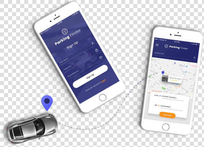 Bacancy Technology Car Parking App Development Drives   Iphone  HD Png DownloadTransparent PNG