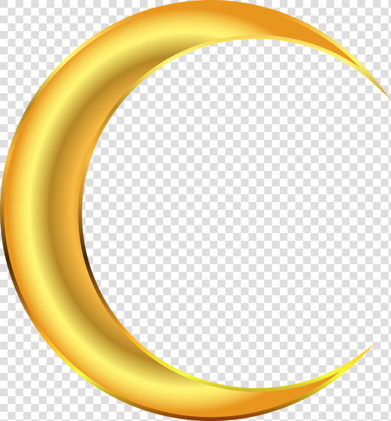 Gold Crescent Transparent Png Image   Gold Crescent Moon Png  Png DownloadTransparent PNG