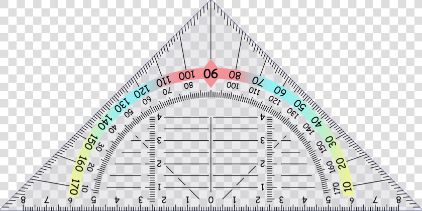 Triangle Protractor Transparent  HD Png DownloadTransparent PNG