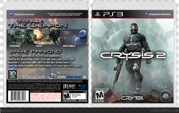 Crysis 2 Box Art Cover   Crysis 2 Ps3 Covers  HD Png DownloadTransparent PNG